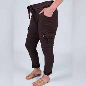 Tina Stephens Ashley Cargo Pant w/Back Pockets (PL700)